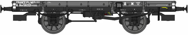 REE Modeles WB-435 - Wagon PLAT PLM
